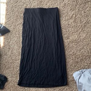 Long black skirt